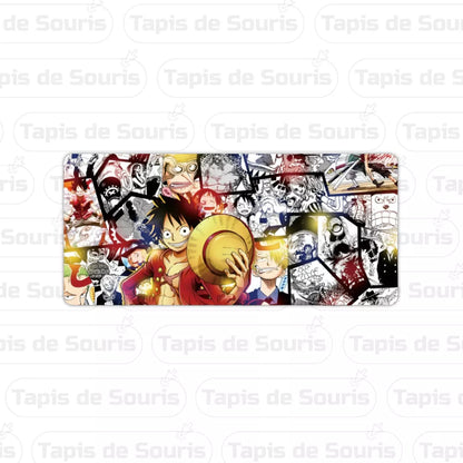 Tapis de souris Luffy et son équipage One Piece