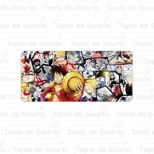 Tapis de souris Luffy et son équipage One Piece