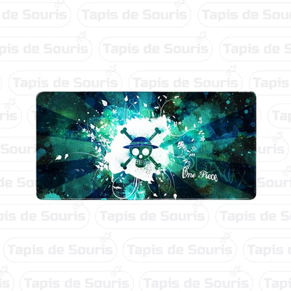 Tapis de souris One Piece drapeau motif coloré