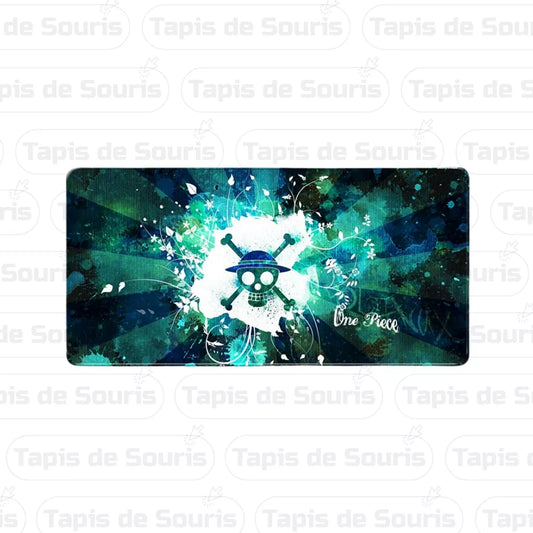 Tapis de souris One Piece drapeau motif coloré