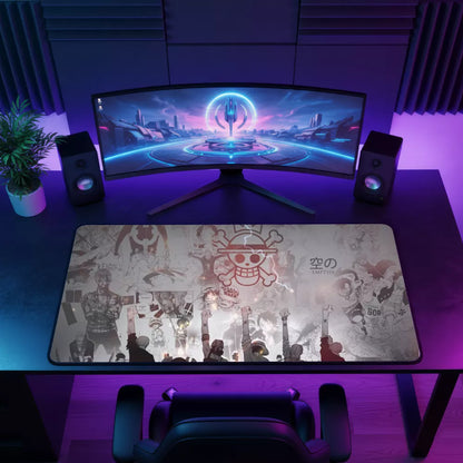 Tapis de souris One Piece équipage du chapeau de paille