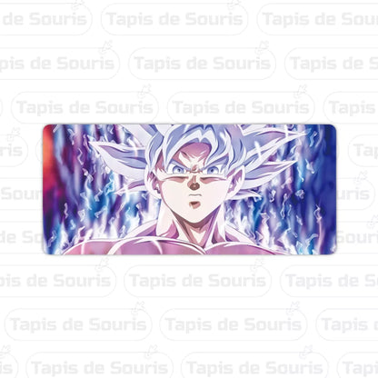 Tapis de souris Son Goku XXL Ultra Instinct maitrise ultime