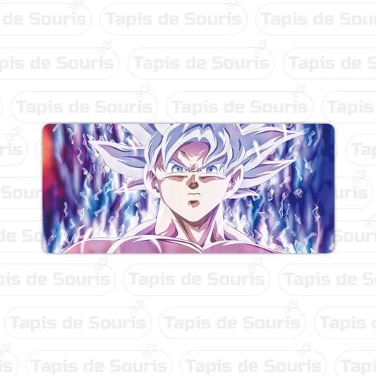 Tapis de souris Son Goku XXL Ultra Instinct maitrise ultime