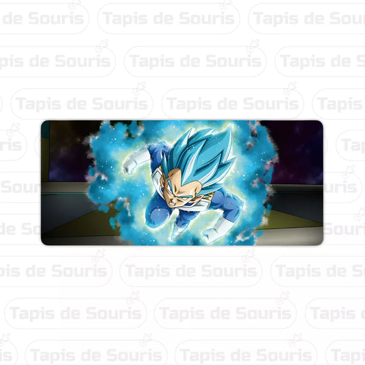 Tapis de souris Vegeta Ultra Instinct XXL – tapis de souris gamer xxl violet