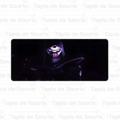 tapis de souris noir -  Fortnite Violet