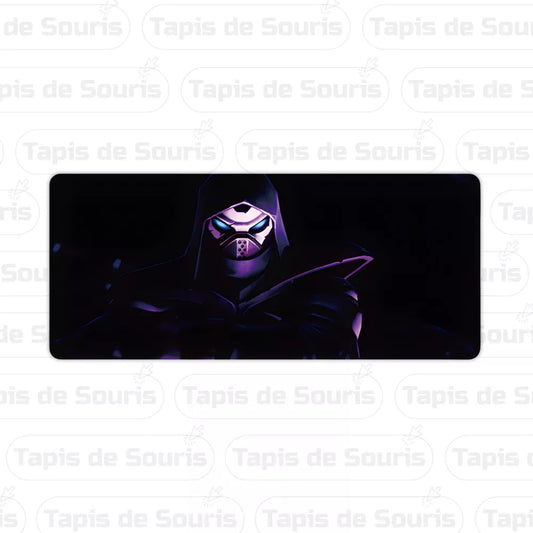 tapis de souris noir -  Fortnite Violet