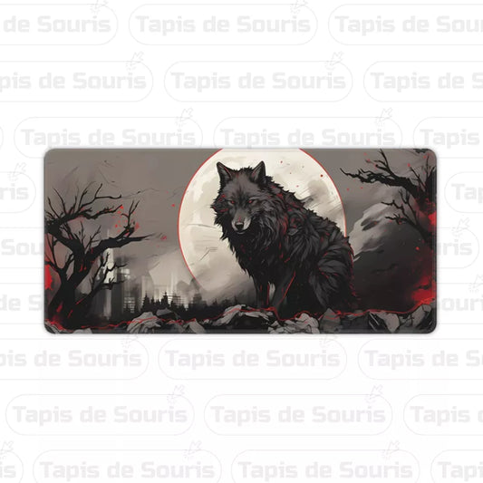 Tapis de souris gamer Loup