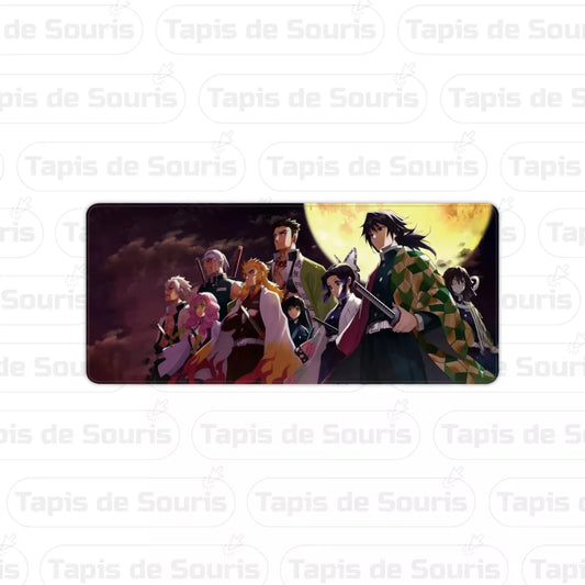 Tapis de souris gamer Demon Slayer les piliers