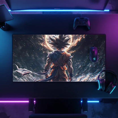 Tapis de souris gaming dragon ball Z - Goku face à son destin