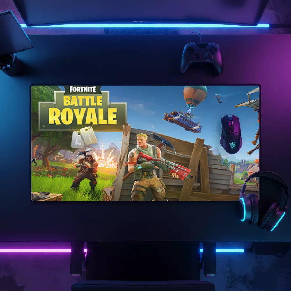 tapis de souris gamer fortnite battle