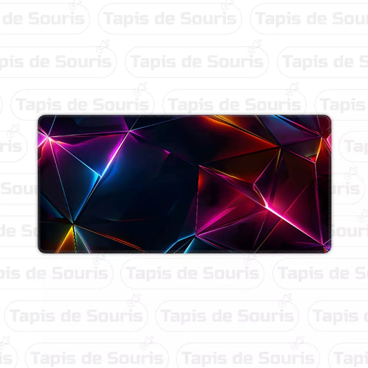 tapis de souris pas cher formes 3D néon intense