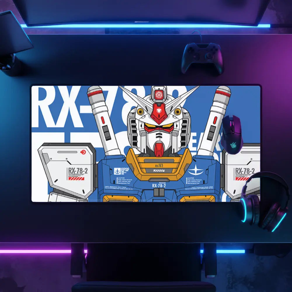 Tapis de souris pour gamer Mecha  RX-78 édition spéciale