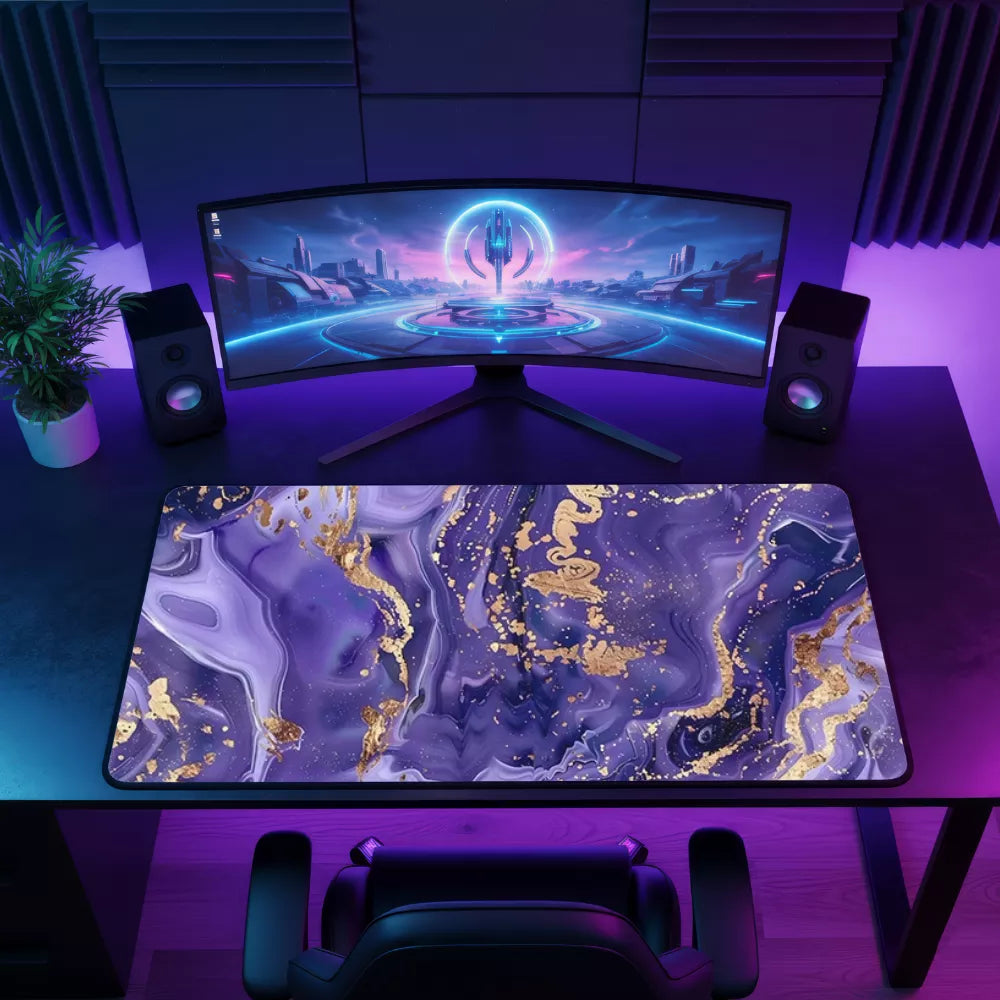 Tapis de souris violet design créatif