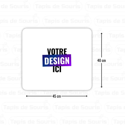 Tapis de souris personnalisé 40x45cm