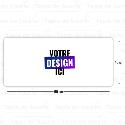 Tapis de souris personnalisé 90x40cm