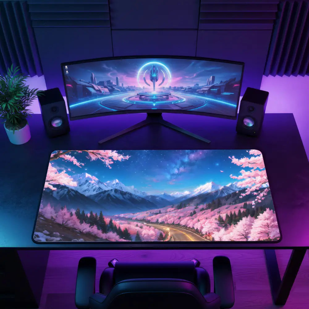 Tapis de souris XXL - L'arbre Sakura