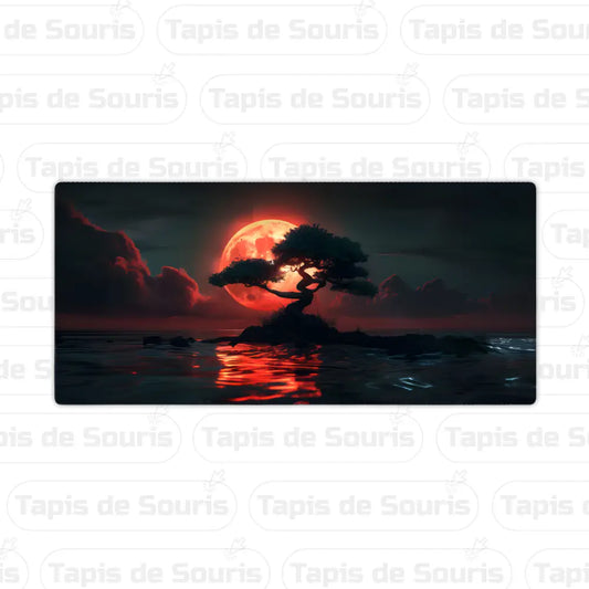 Tapis de souris XXXL - Sakura et coucher de soleil