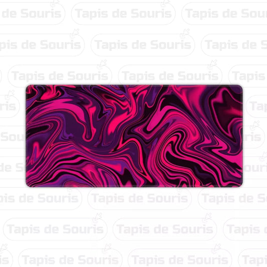 Tapis de souris mauve motif abstrait pour gamer