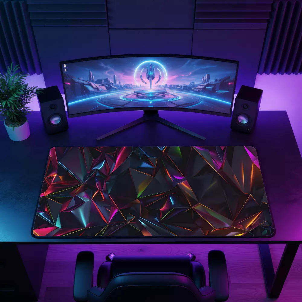 Tapis de souris pour gamer Forme 3D intense